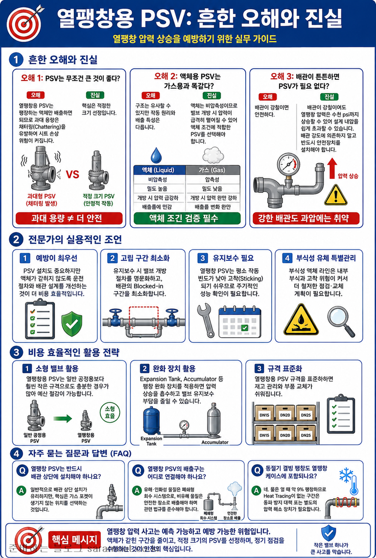 Thermal Expansion Case의 PSV Sizing 방법 2 Thermal Expansion Case의 PSV Sizing 방법 2 결과