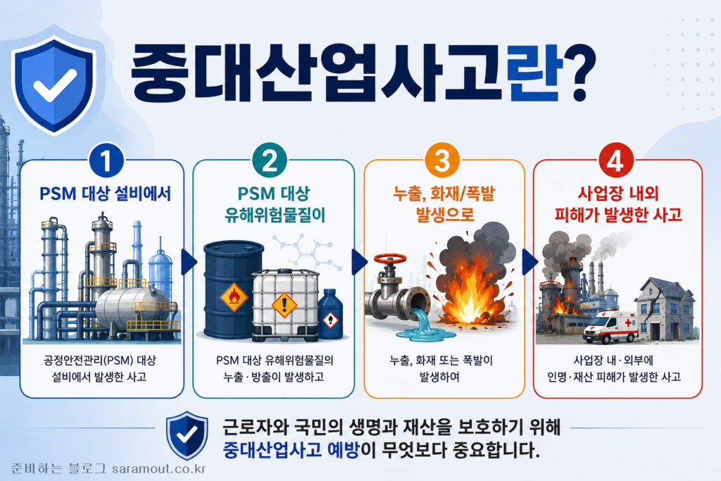 PSM (공정안전관리) 이란? PSM제도의 정의와 목적과 중대산업사고의 이해 2 중대산업사고 결과 1